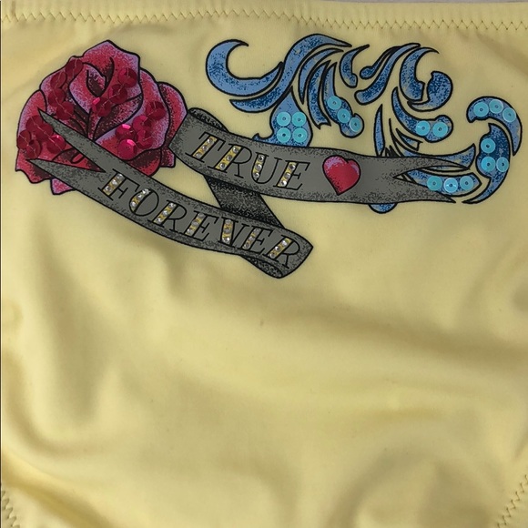 Victoria’s Secret Bikini BLING Yellow True Forever - Picture 6 of 8
